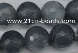 CCN1268 15.5 inches 18mm faceted round candy jade beads wholesale