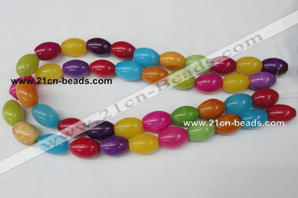CCN128 15.5 inches 13*18mm rice candy jade beads wholesale