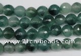 CCN1283 15.5 inches 8mm faceted round rainbow candy jade beads