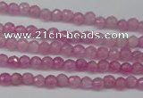 CCN1316 15.5 inches 3mm faceted round candy jade beads wholesale