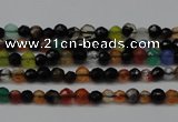 CCN1317 15.5 inches 3mm faceted round candy jade beads wholesale