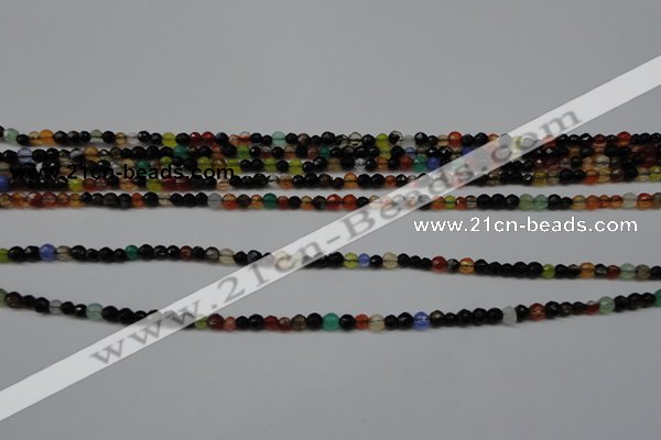 CCN1317 15.5 inches 3mm faceted round candy jade beads wholesale