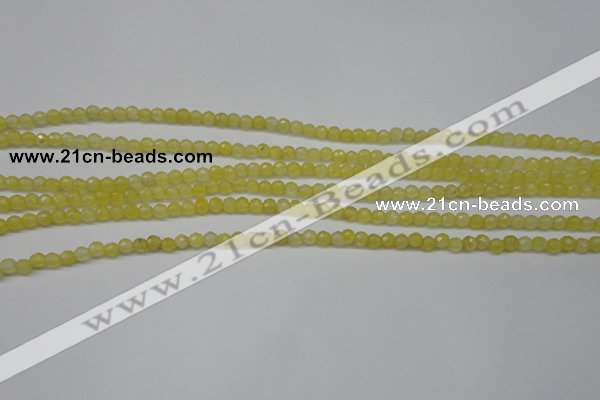 CCN1321 15.5 inches 4mm faceted round candy jade beads wholesale