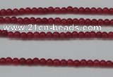 CCN1331 15.5 inches 2mm round candy jade beads wholesale