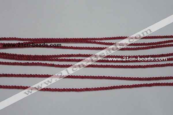 CCN1331 15.5 inches 2mm round candy jade beads wholesale