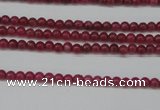 CCN1335 15.5 inches 3mm round candy jade beads wholesale