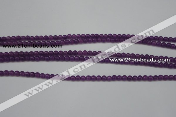 CCN1340 15.5 inches 4mm round candy jade beads wholesale