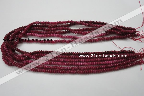 CCN1350 15.5 inches 2*4mm faceted rondelle candy jade beads