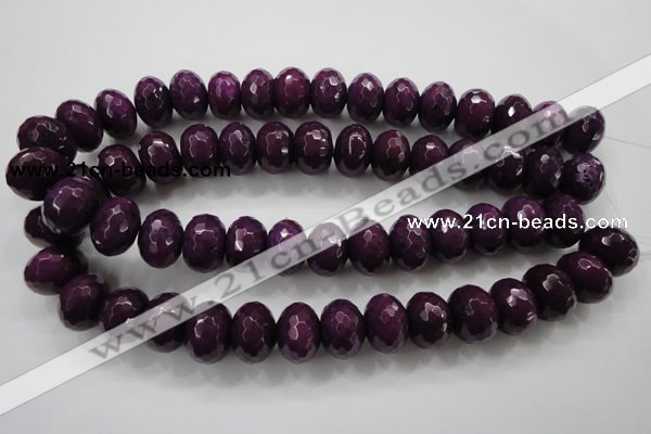 CCN1378 15.5 inches 13*18mm faceted rondelle candy jade beads