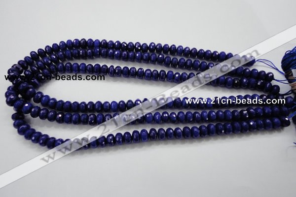 CCN1383 15.5 inches 5*8mm faceted rondelle candy jade beads