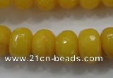 CCN1396 15.5 inches 10*14mm faceted rondelle candy jade beads