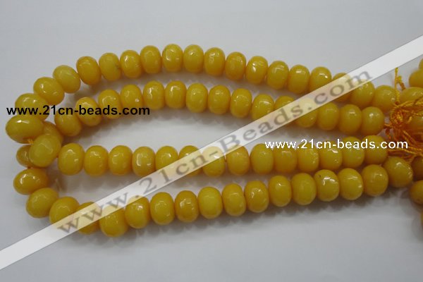 CCN1397 15.5 inches 12*16mm faceted rondelle candy jade beads