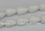 CCN140 15.5 inches 10*14mm teardrop candy jade beads wholesale