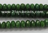 CCN1403 15.5 inches 5*8mm faceted rondelle candy jade beads