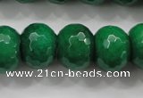 CCN1417 15.5 inches 12*16mm faceted rondelle candy jade beads