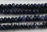 CCN1432 15.5 inches 4*6mm faceted rondelle candy jade beads