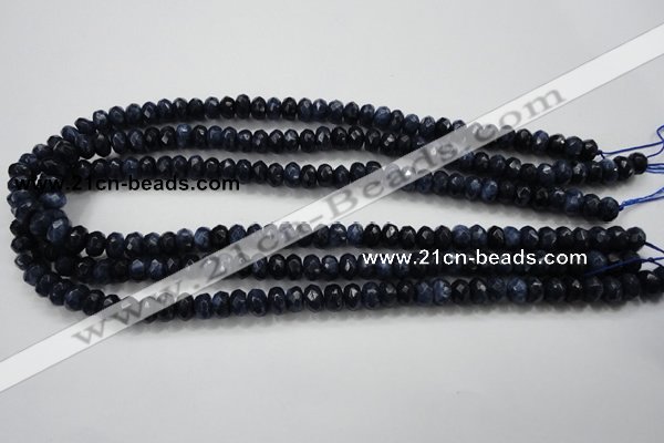 CCN1433 15.5 inches 5*8mm faceted rondelle candy jade beads