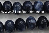 CCN1437 15.5 inches 12*16mm faceted rondelle candy jade beads