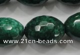 CCN1487 15.5 inches 18*25mm faceted rice candy jade beads wholesale