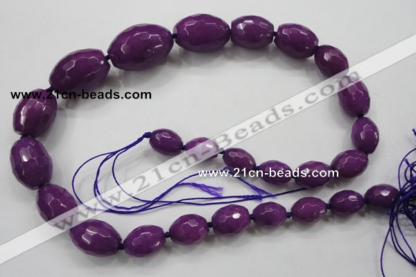 CCN1512 15.5 inches 10*14mm – 20*30mm faceted rice candy jade beads