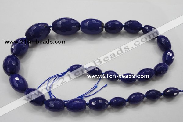 CCN1515 15.5 inches 10*14mm – 20*30mm faceted rice candy jade beads