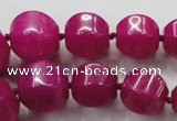 CCN1530 15.5 inches 8*8mm - 20*20mm pumpkin candy jade beads