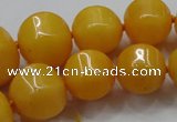 CCN1532 15.5 inches 8*8mm - 20*20mm pumpkin candy jade beads