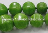 CCN1533 15.5 inches 8*8mm - 20*20mm pumpkin candy jade beads