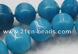 CCN1535 15.5 inches 8*8mm - 20*20mm pumpkin candy jade beads