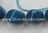 CCN1548 15.5 inches 10*14mm - 20*30mm twisted tetrahedron candy jade beads