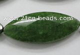 CCN1561 15.5 inches 20*48mm faceted marquise candy jade beads