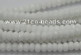 CCN1592 15.5 inches 4*6mm faceted rondelle candy jade beads