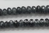 CCN1601 15.5 inches 6*10mm faceted rondelle candy jade beads