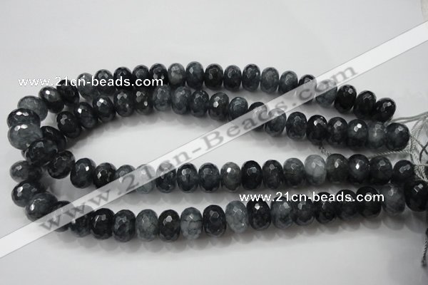 CCN1603 15.5 inches 10*14mm faceted rondelle candy jade beads