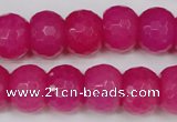 CCN165 15.5 inches 12*16mm faceted rondelle candy jade beads