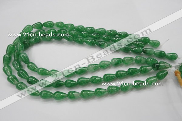 CCN1660 15.5 inches 9*14mm teardrop candy jade beads wholesale