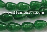 CCN1661 15.5 inches 10*14mm teardrop candy jade beads wholesale