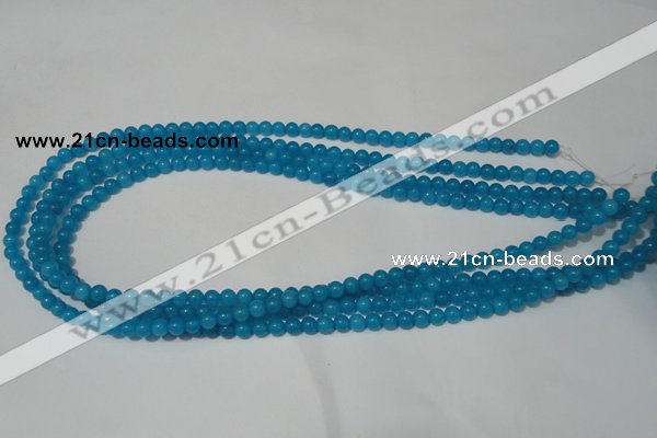 CCN17 15.5 inches 4mm round candy jade beads wholesale