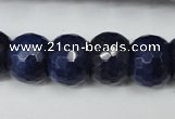 CCN174 15.5 inches 12*16mm faceted rondelle candy jade beads