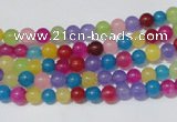 CCN18 15.5 inches 4mm round candy jade beads wholesale