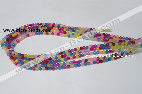 CCN18 15.5 inches 4mm round candy jade beads wholesale