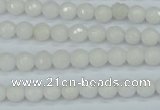 CCN1801 15 inches 6mm faceted round candy jade beads wholesale