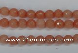 CCN1811 15 inches 6mm faceted round candy jade beads wholesale