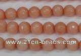 CCN1812 15 inches 8mm faceted round candy jade beads wholesale