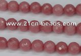 CCN1832 15 inches 8mm faceted round candy jade beads wholesale