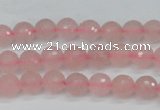 CCN1850 15 inches 4mm faceted round candy jade beads wholesale