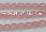 CCN1852 15 inches 8mm faceted round candy jade beads wholesale