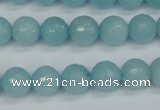 CCN1863 15 inches 10mm faceted round candy jade beads wholesale