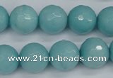 CCN1865 15 inches 14mm faceted round candy jade beads wholesale