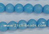 CCN1873 15 inches 10mm faceted round candy jade beads wholesale